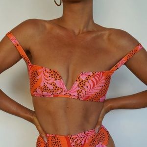 Neura Swim: Papaya Elba Top, Malta Bottom & Wrap